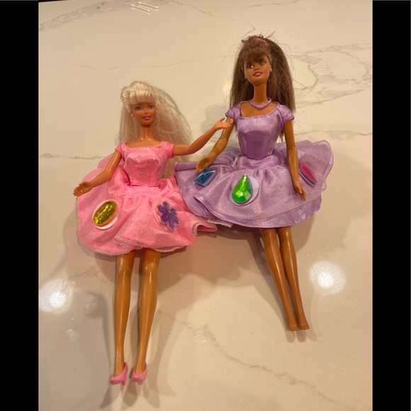 2 Barbies in all dressed and ready to go!